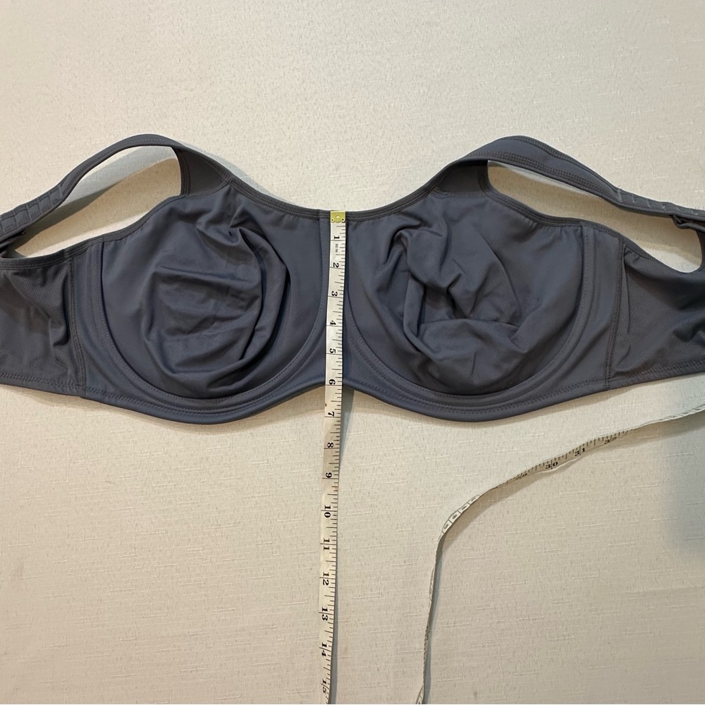 Wacoal Gray High Impact Underwire Sports Bra 40H Supportive - Picture 12 of 15